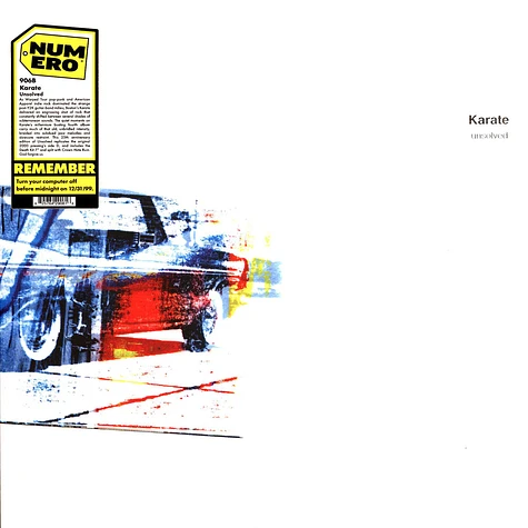 Karate / Unsolved / Y2k 25th Anniversary Black Vinyl Edition / Plak