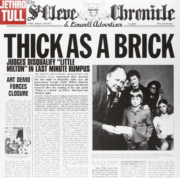 JETHRO TULL - THICK AS A BRICK