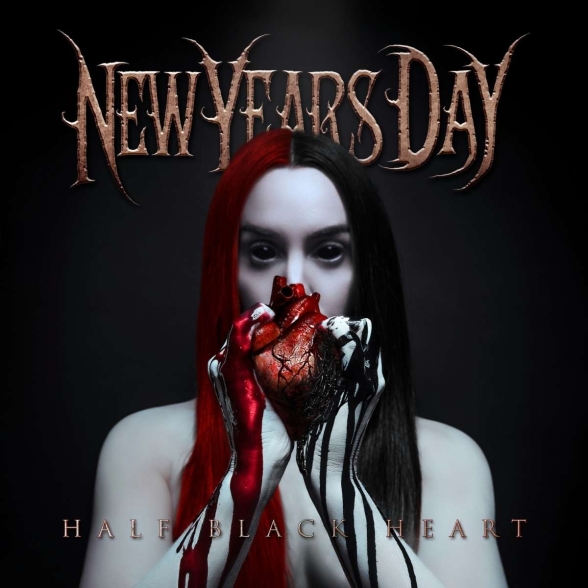 NEW YEARS DAY - HALF BLACK HEART (COLOURED VINYL)