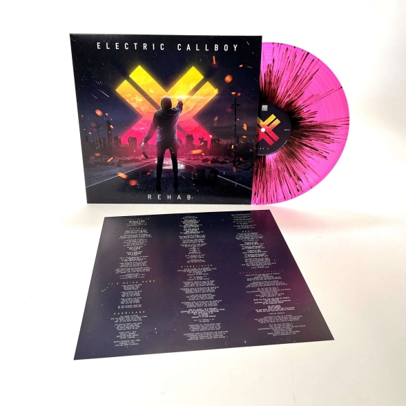 ELECTRIC CALLBOY - REHAB (RE-ISSUE 2023 - PINK&BLACK SPLATTER VINYL)