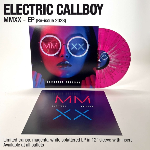 ELECTRIC CALLBOY - MMXX - EP (RE-ISSUE 2023 - TRANSPARENT MAGENTA&WHITE SPLATTER VINYL))